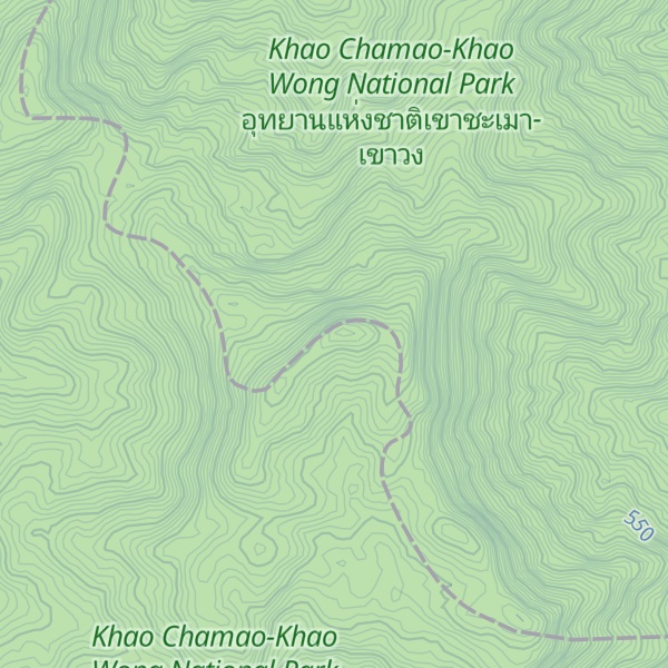 Map of Khao Chamao
