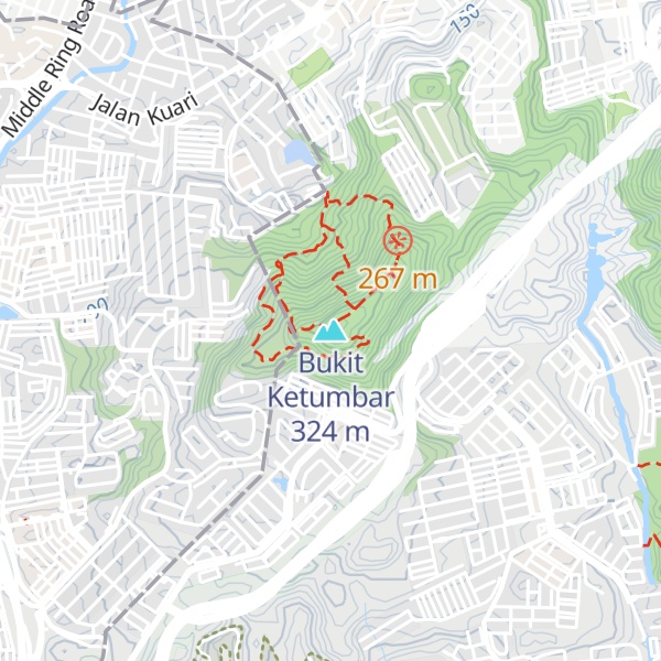 Map of Bukit Ketumbar
