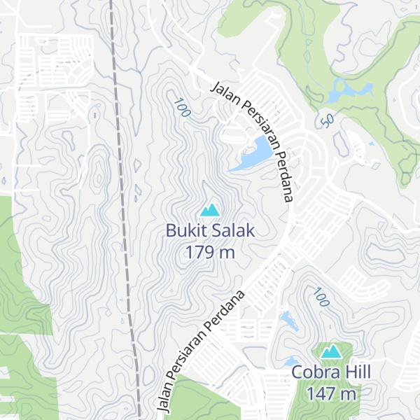 Map of Bukit Salak