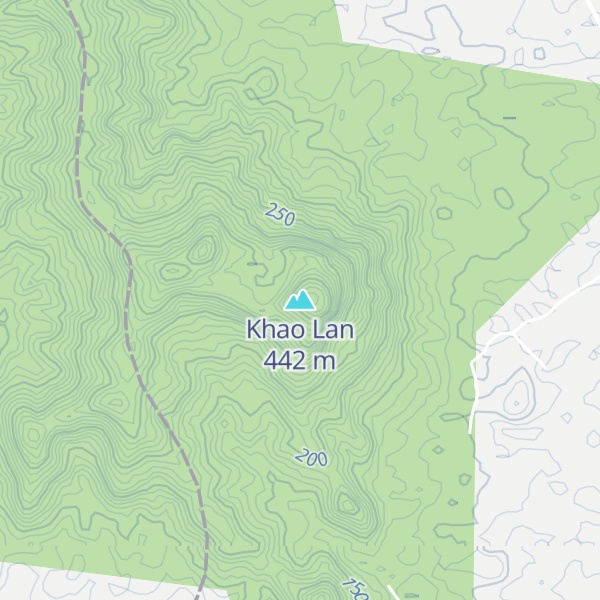 Map of Khao Lan