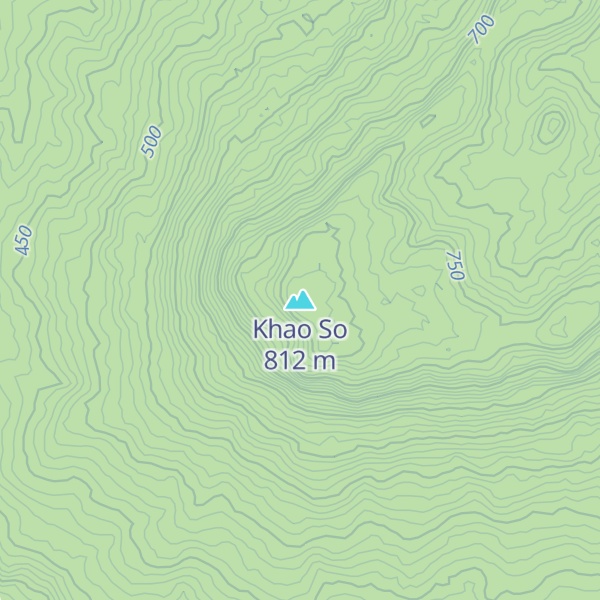 Map of Khao So