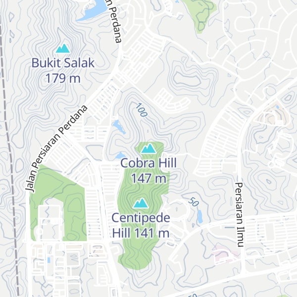 Map of Cobra Hill