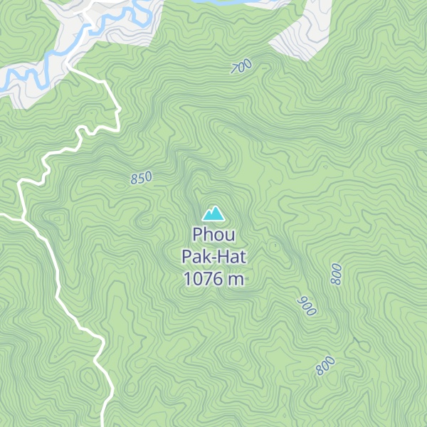 Map of Phou Pak-Hat