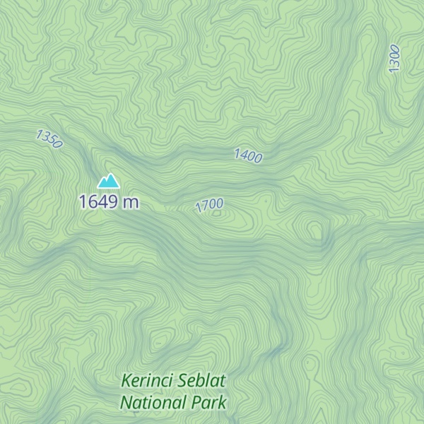 Map of Gunung Patah Sembilan