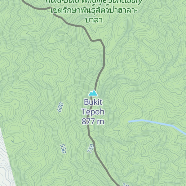 Map of Bukit Tepoh