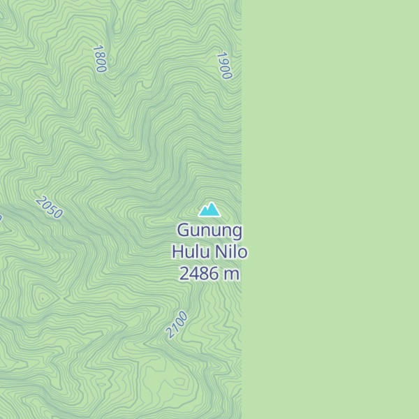 Map of Gunung Hulu Nilo