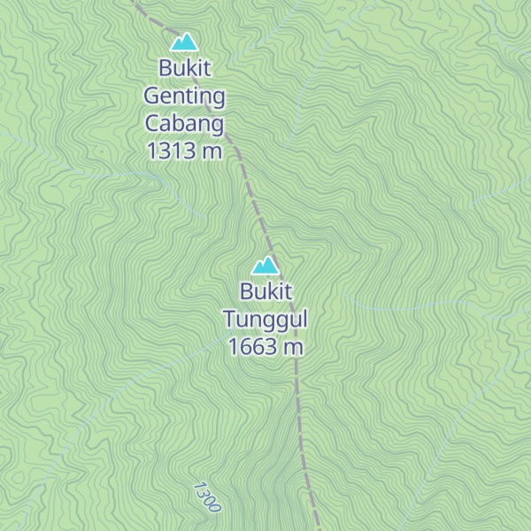Map of Bukit Tunggul
