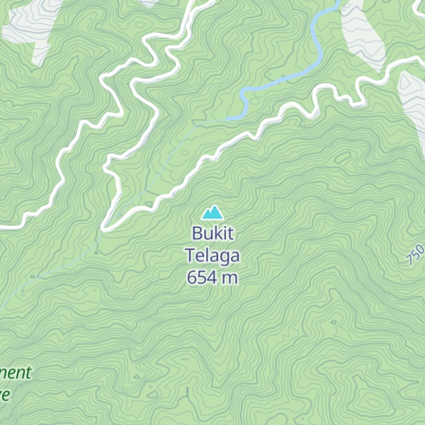 Map of Bukit Telaga