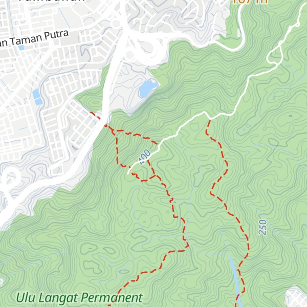 Map of Bukit Sungai Putih
