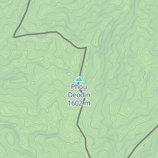 Map of Phou Deodin