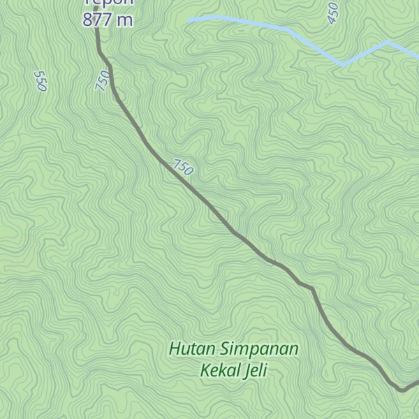 Map of Bukit Mak Jinah