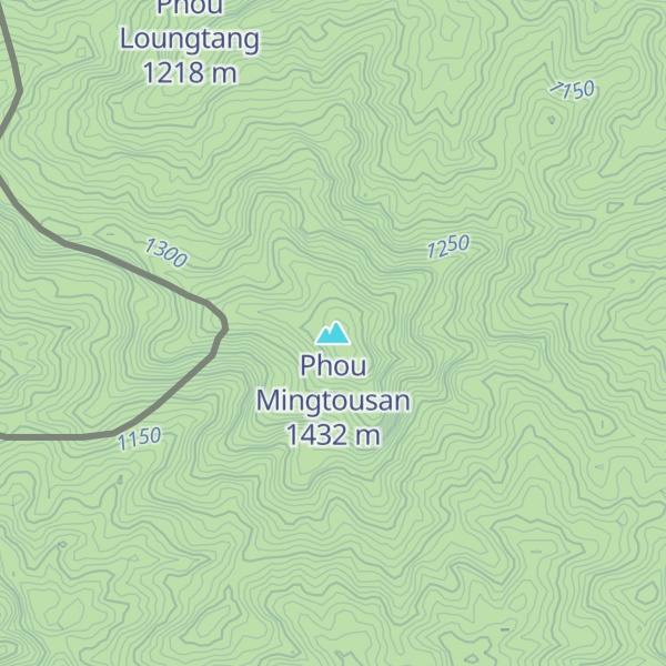 Map of Phou Mingtousan