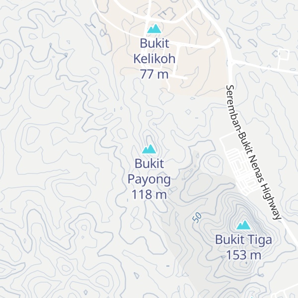 Map of Bukit Payong