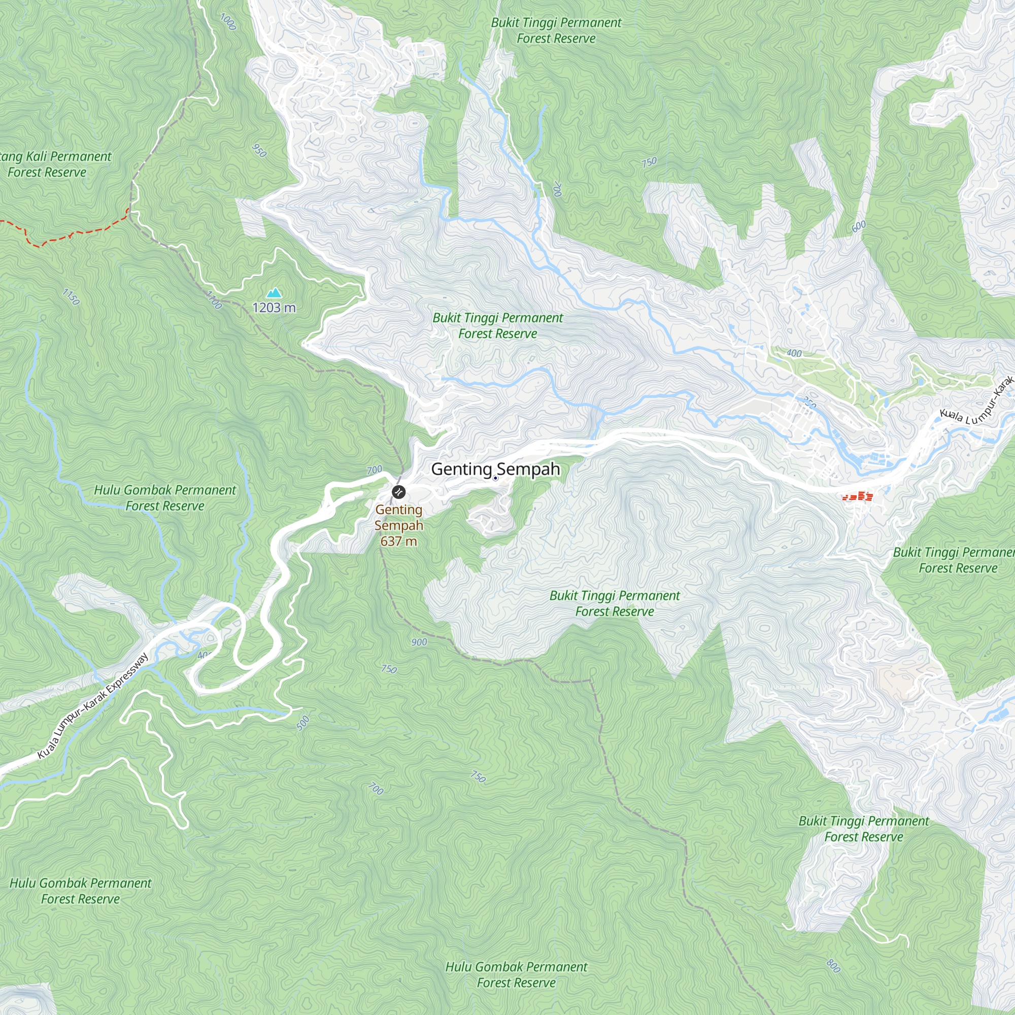 Rainforest Sanctuary map