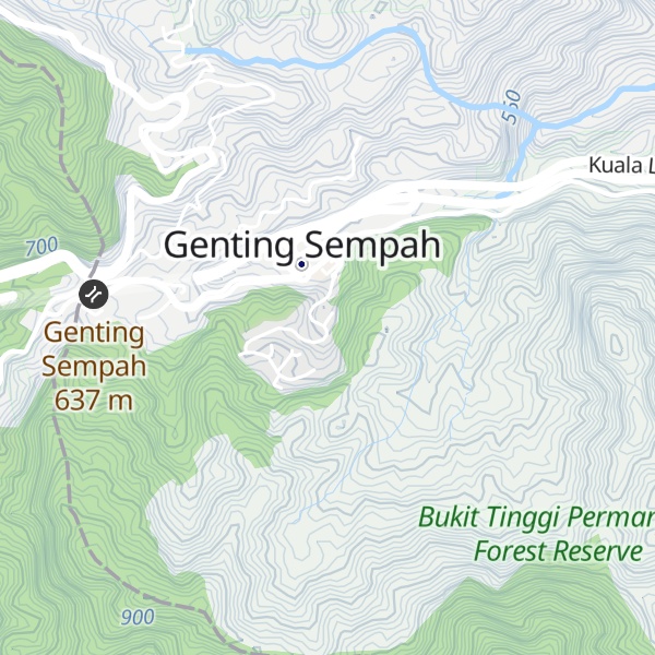 Map of Rainforest Sanctuary