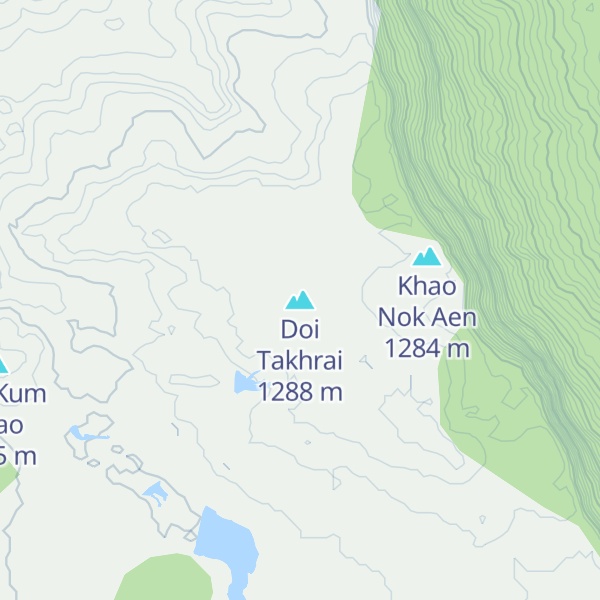 Map of Doi Takhrai