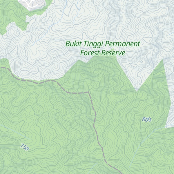 Map of Gunung Sempah