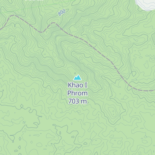 Map of Khao I Phrom