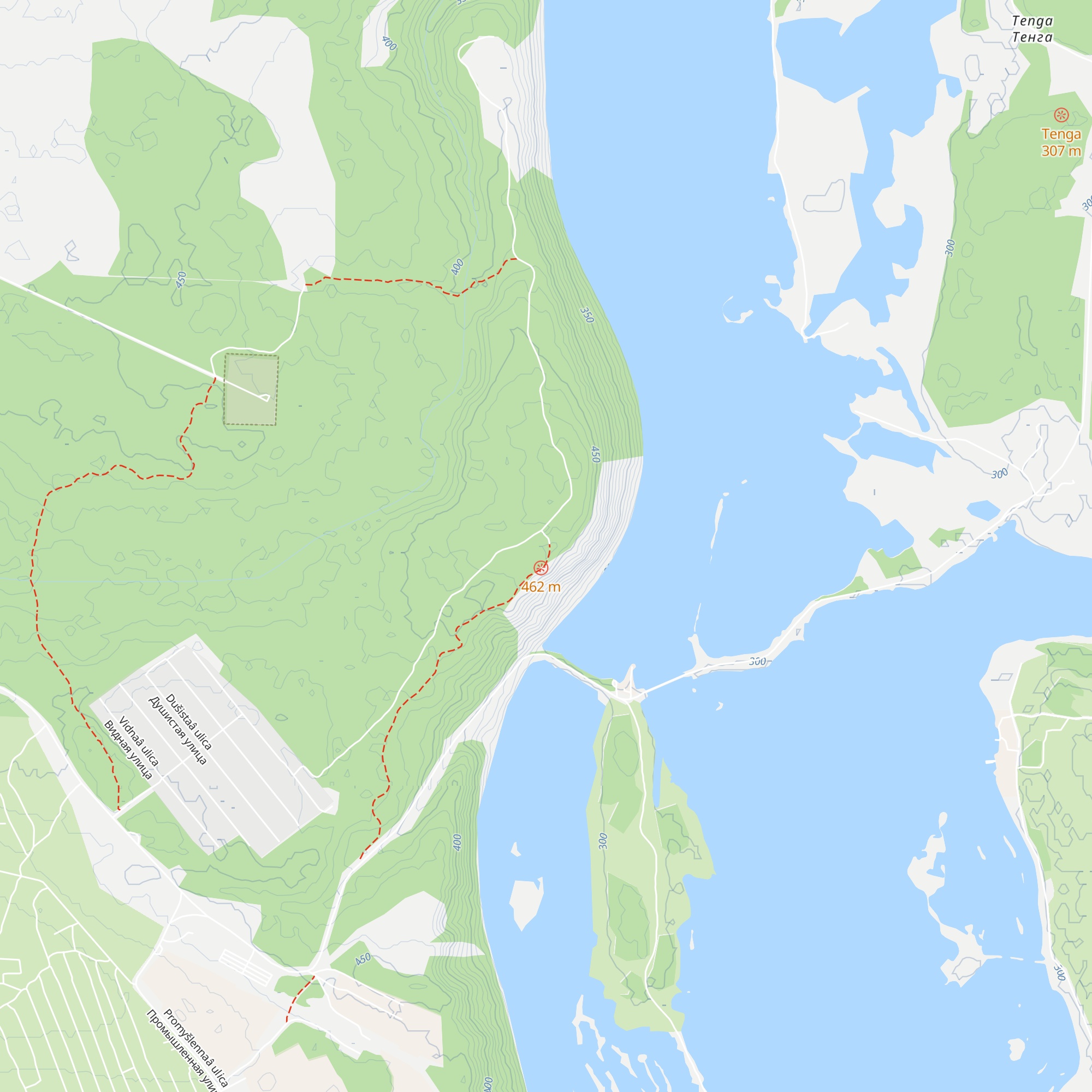 Zimove map