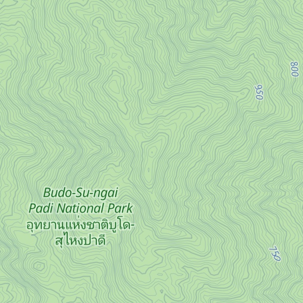 Map of Khao Ta We