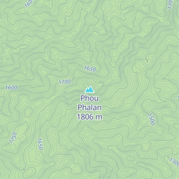 Map of Phou Phalan