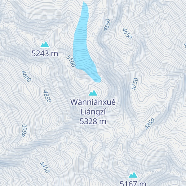 Map of Wànniánxuě Liángzǐ