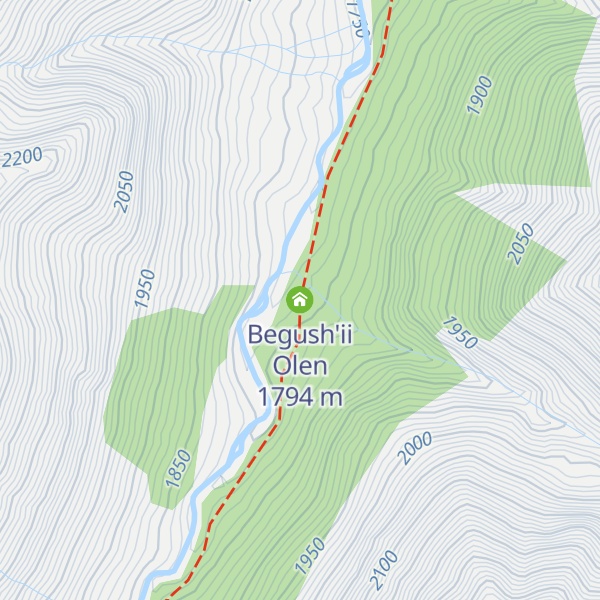 Map of Begush'ii Olen