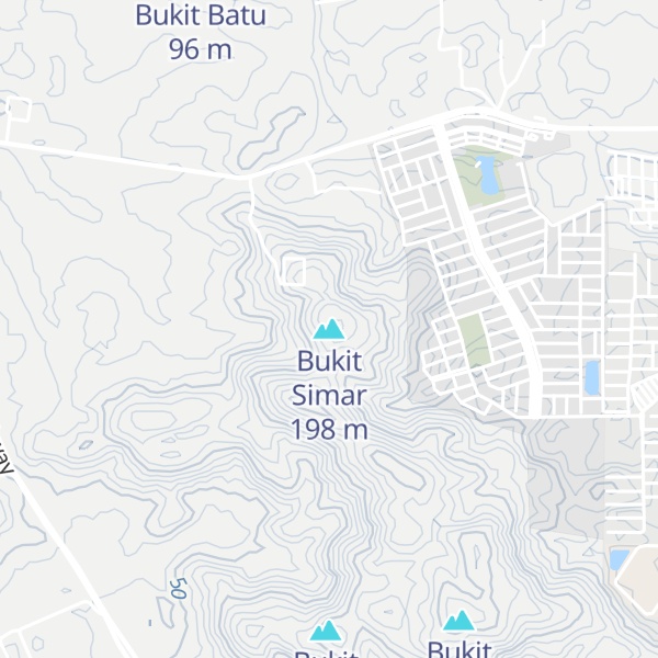 Map of Bukit Simar