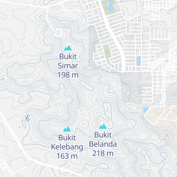 Map of Bukit Kubang