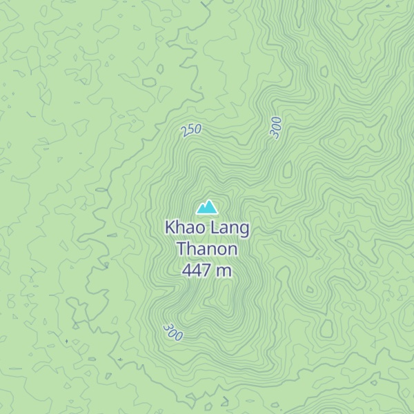 Map of Khao Lang Thanon