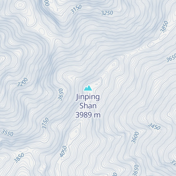 Map of Jinping Shan