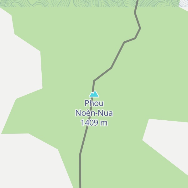 Map of Phou Noèn-Nua