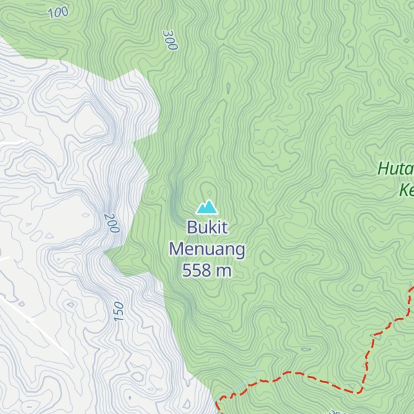 Map of Bukit Menuang