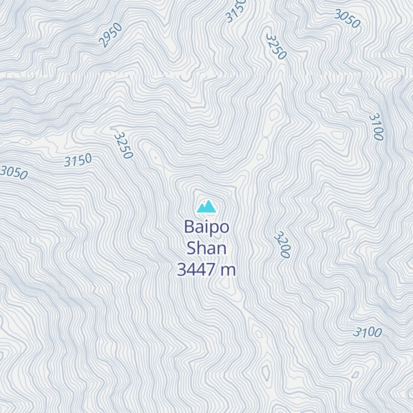 Map of Baipo Shan