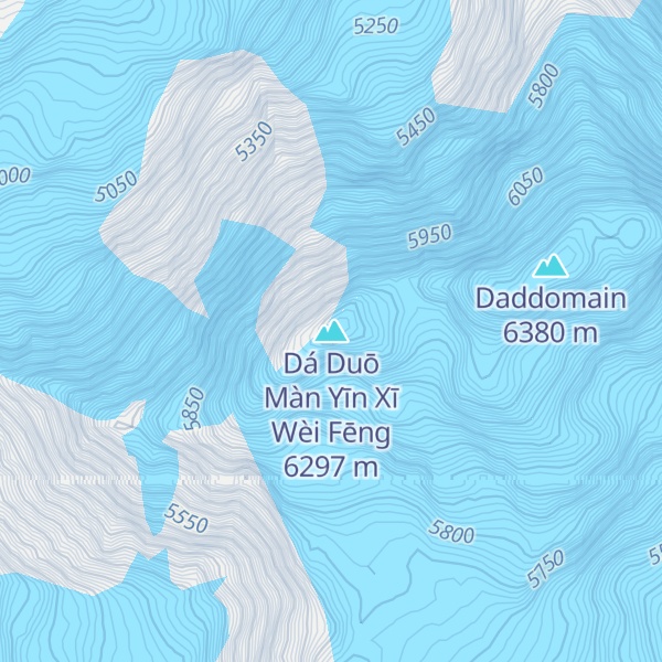 Map of Dá Duō Màn Yīn Xī Wèi Fēng