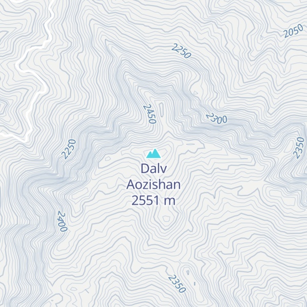 Map of Dalv Aozishan