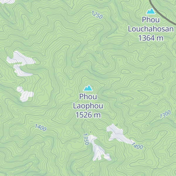 Map of Phou Laophou