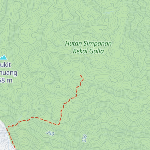 Map of Bukit Galla