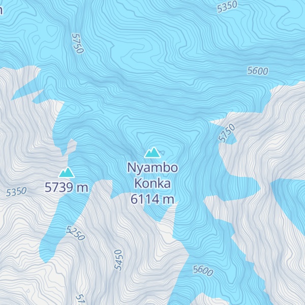 Map of Nyambo Konka
