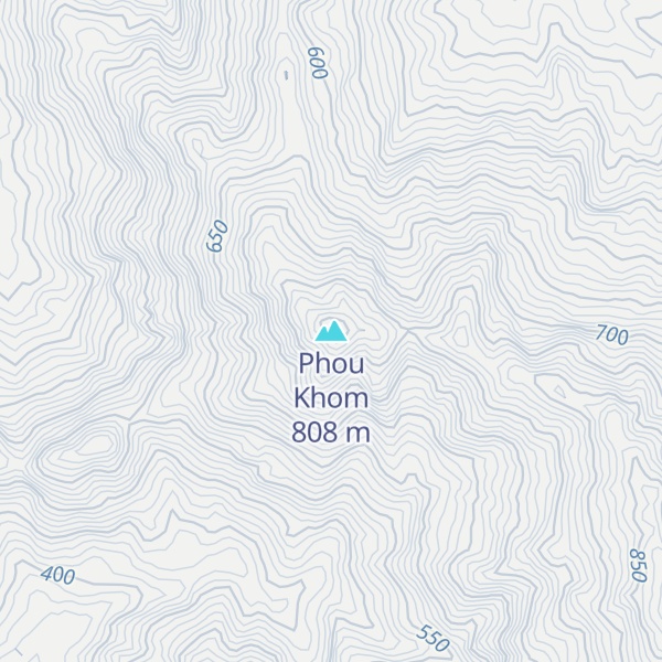 Map of Phou Khom