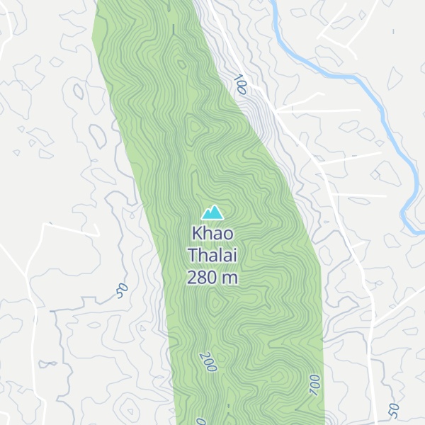 Map of Khao Thalai