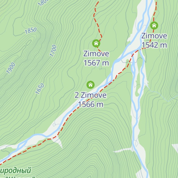Map of 1 Zimove