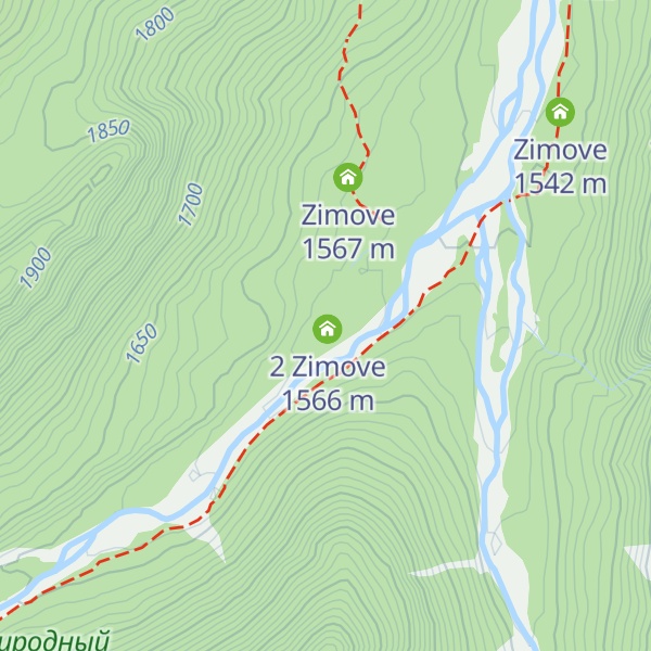 Map of 3 Zimove