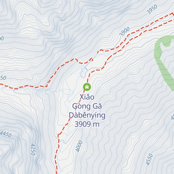 Map of Xiǎo Gòng Gā Dàběnyíng