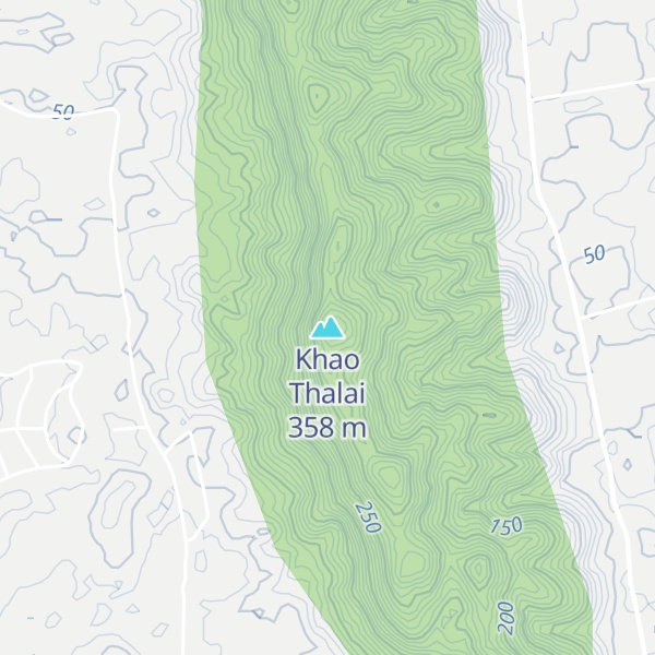 Map of Khao Thalai