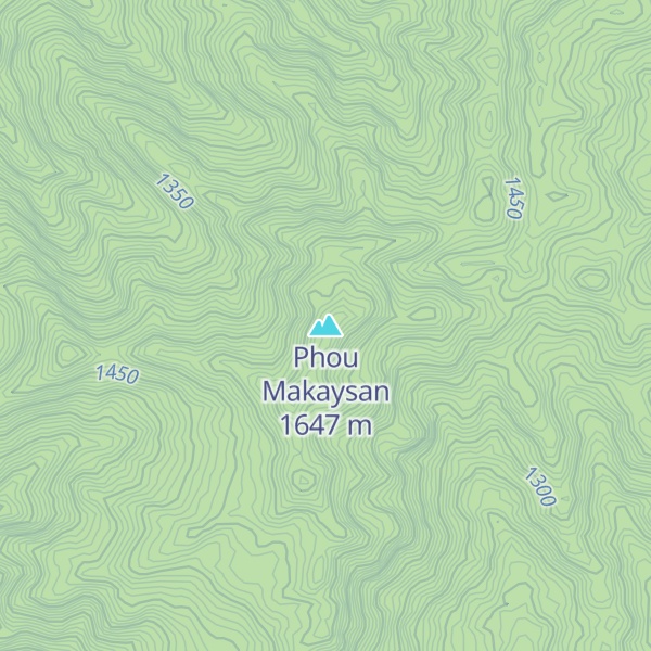Map of Phou Makaysan