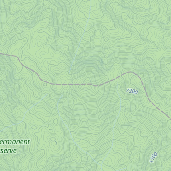 Map of Gunung Lentang Legong