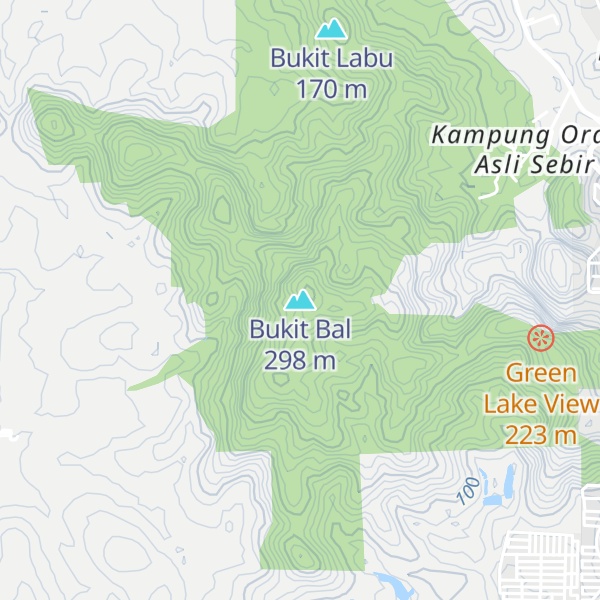 Map of Bukit Bal