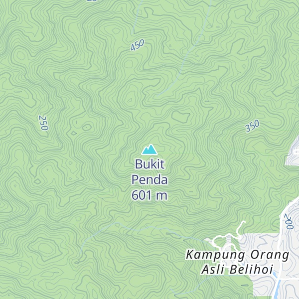 Map of Bukit Penda