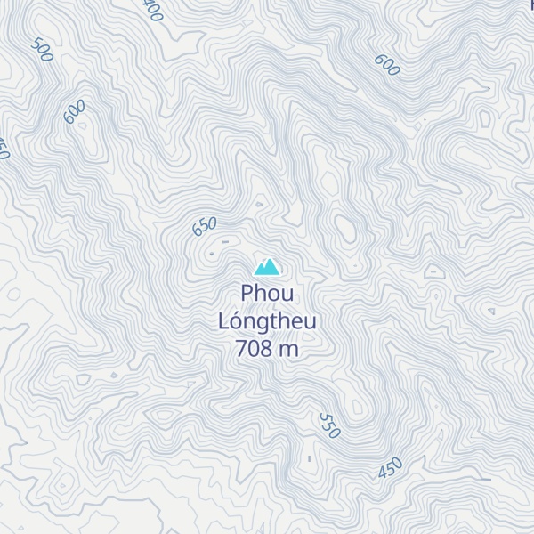 Map of Phou Lóngtheu
